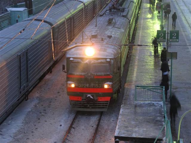 Обледенение контактной сети, видео